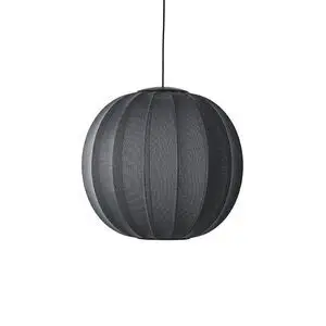 Made By Hand  - Knit-Wit 60 Round Pendant LED - Black